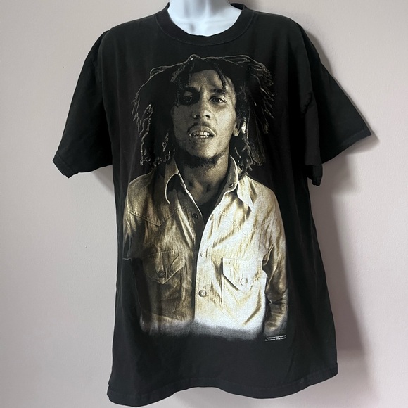 Zion Rootswear Other - Zion Rootswear Black Bob Marley Vintage Y2k Shirt Large